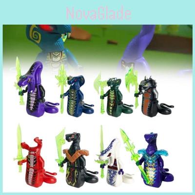 Набор пластиковых блоков Ninjago Змеи для творческой игры и поделок