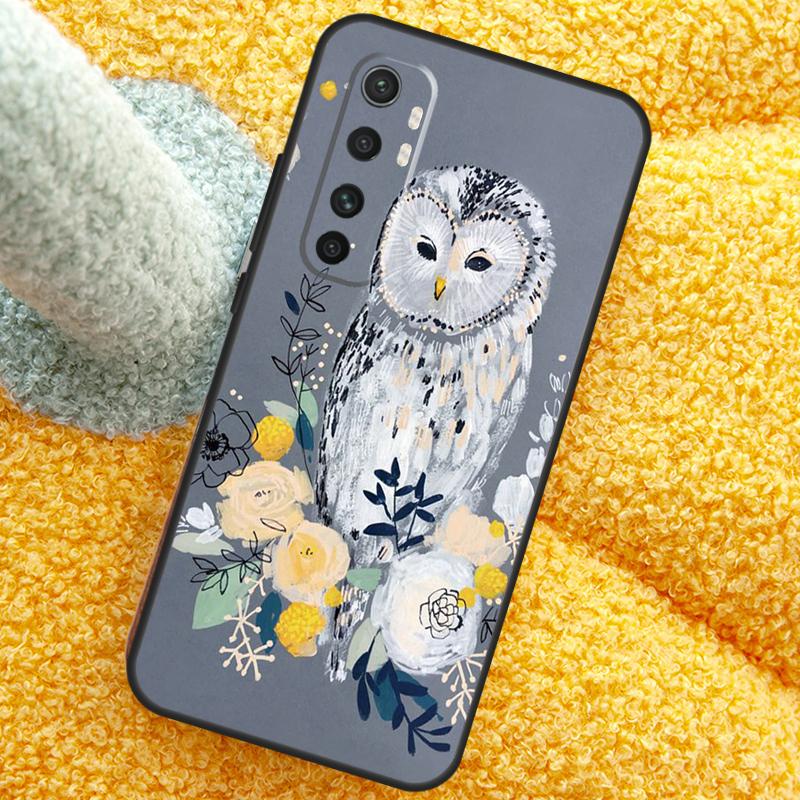 Милый чехол-мультяшная сова для Xiaomi 15 14 Ultra 13T 14T 15T Pro 17 Pro Max Чехол для POCO X7 Pro X5 X6 F5 F6 F7