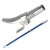 Sac Taske Grease Coupler Lock-On Grease Gun Injector Nipple & Flexi Hose (2-Piece Set)