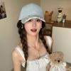 Spring And Summer Handmade High-End Color Crystal Cap Fashionable Face Small Holes Baseball Cap Women
