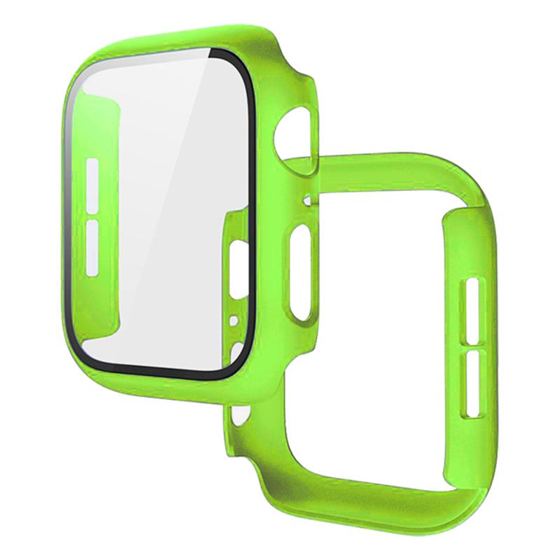 PC Case+Tempered Screen Protector For Apple Watch Ultra 3-1 11 10 46/42mm Integrated Hard Shell iWatch 9 8 7 6 5 4 SE 45mm 44mm