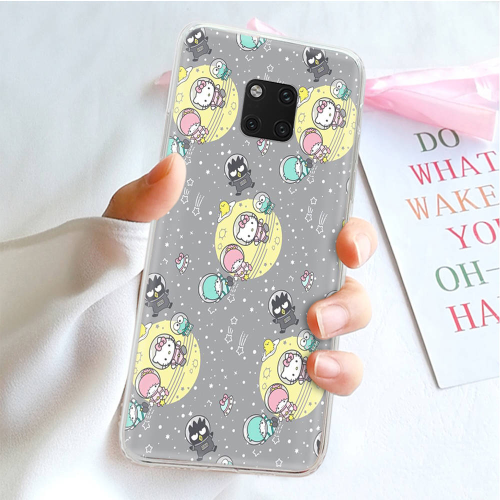 JZ11 Hello Kitty Friend Прозрачный чехол для Samsung A04 A14 A23 M33 M53 Realme 10 9 C35 C55 VIVO Y02 X80 Infinix Hot 30 Note 11 Tecno Spark 8P Pro