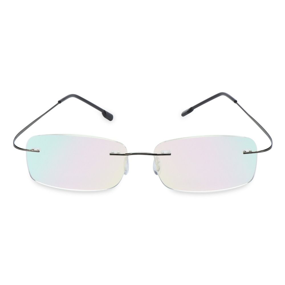 Очки Очки без оправы Очки для пресбиопов Очки для чтения Память Титан Ультралегкие