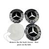 CSA1 75mm for Mercedes Benz Car Wheel Hub Rim Center Sticker W203 W204 W205 W209 W210 W211 W212 W176 W166 W163 W221 Auto Decoration