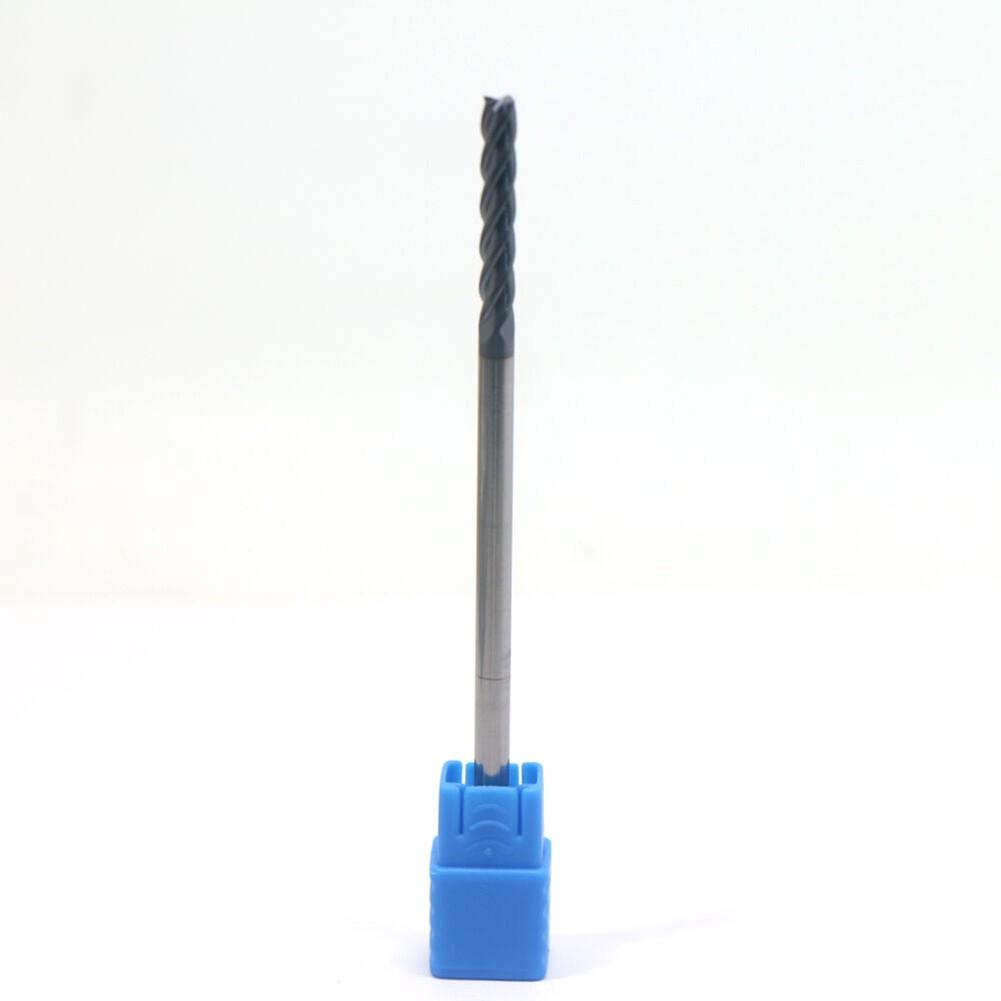 Фреза концевая твердосплавная с удлиненным хвостовиком 100 мм 4 мм Фреза для ЧПУ 4 зуба