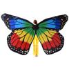 Rainbow Wings Belly Dance Wings With Sticks Dancing Clothes Butterfly Wings Stage Performance