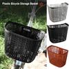 Hollow Scooter Handlebar Basket Plastic Bike Vegetable Basket  Rear Cycling Accessories