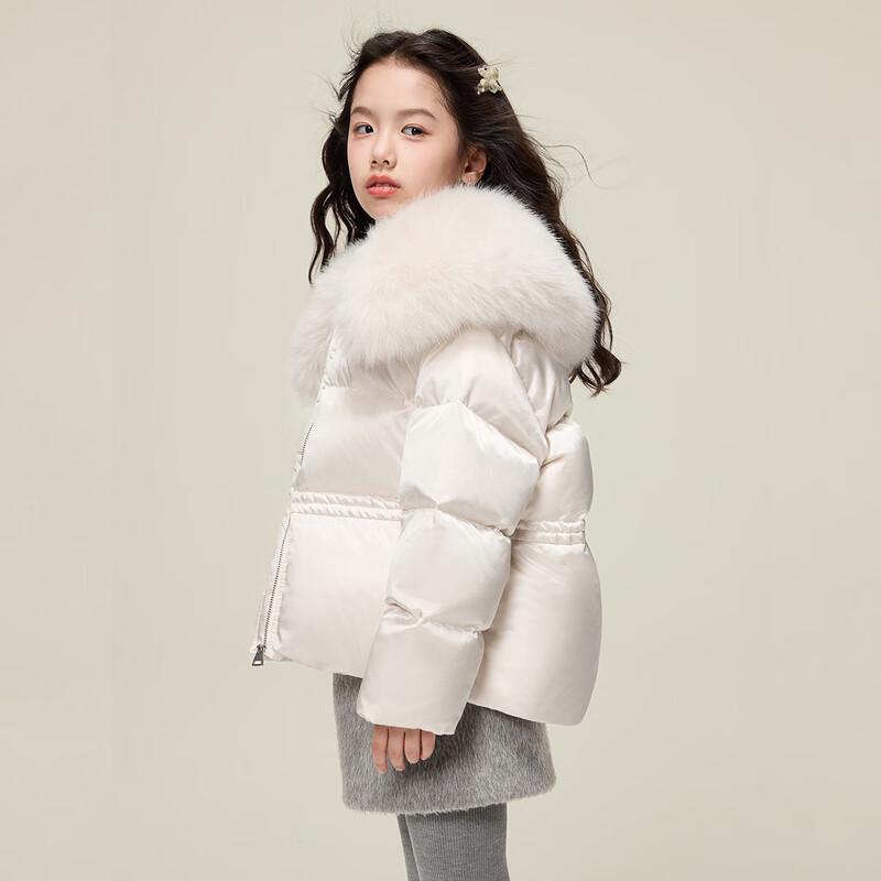 Зимняя пуховая куртка для девочек Yuan Yuan Princess, 90% пуха