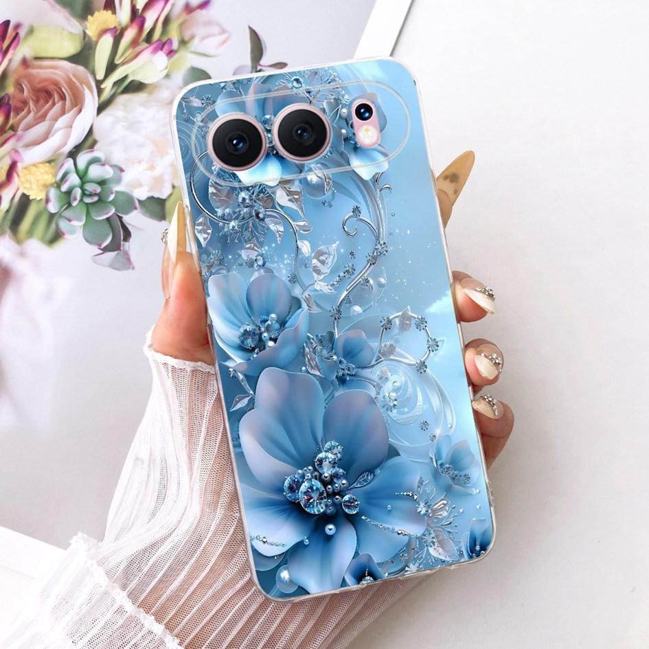 6.55" Чехол для Honor 500 5G Модный Цветок Бант Мягкий Тонкий Силиконовый Чехол для Телефона Для Honor 500 Pro Funda MEY-AN00 Honor500 Capa