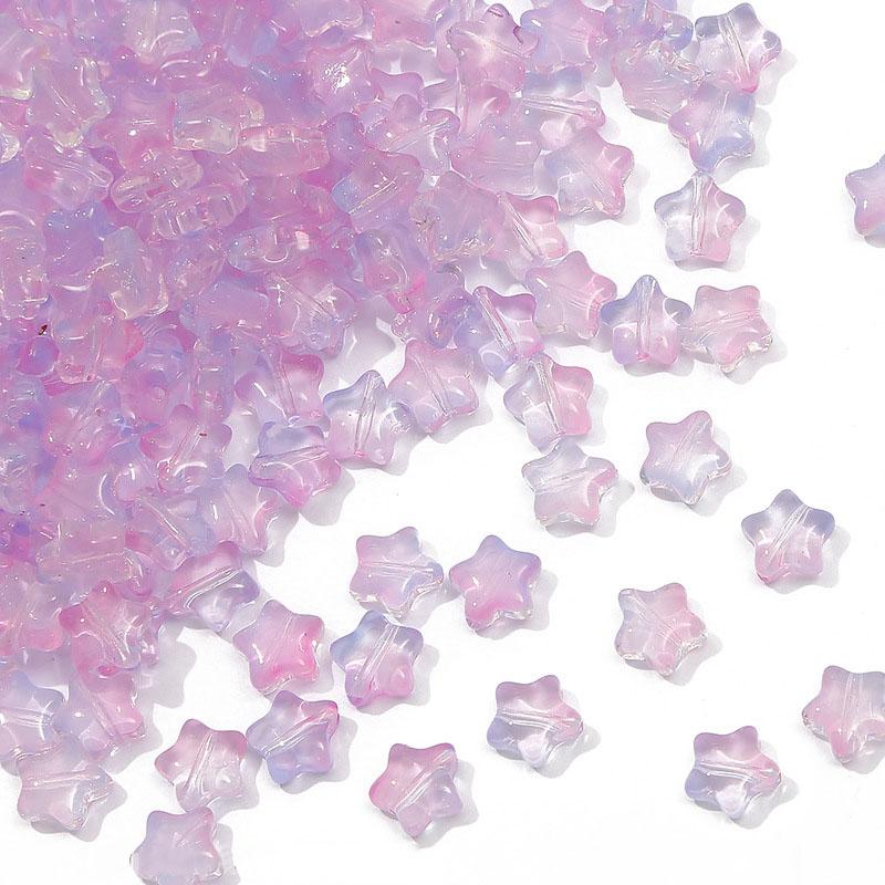 Творческий 8 мм Стекло 10 шт./лот Популярный чешский россыпью DIY Star Горячая Распродажа Высокое качество AB Цвет Разделитель Бусины Украшения Ручной Работы Аксессуары Шпильки Бусины