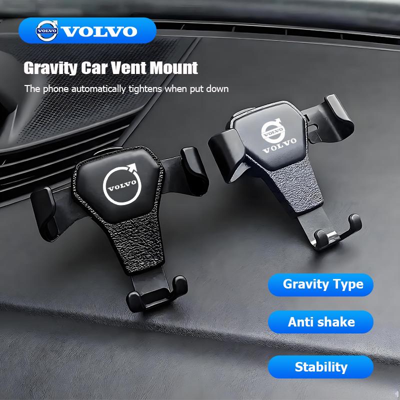 Новый гравитационный держатель для телефона в автомобиль Volvo, мобильная подставка для Volvo ES90 EC40 EX40 EM90 XC90 V90 V60 XC60 V40 S80 S60 S90 C40 XC40