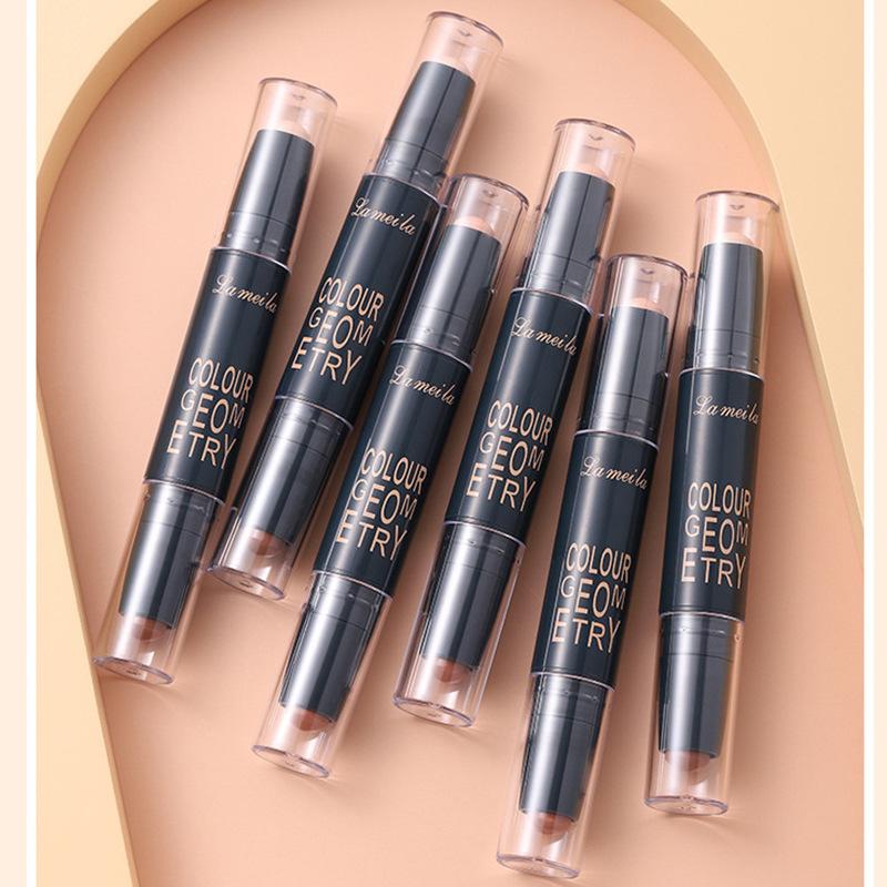 Double-ended Dual-purpose High-light Trimming Stick, Three-dimensional Contour, Nose Shadow, Facial Shape, Brighten and Trimming