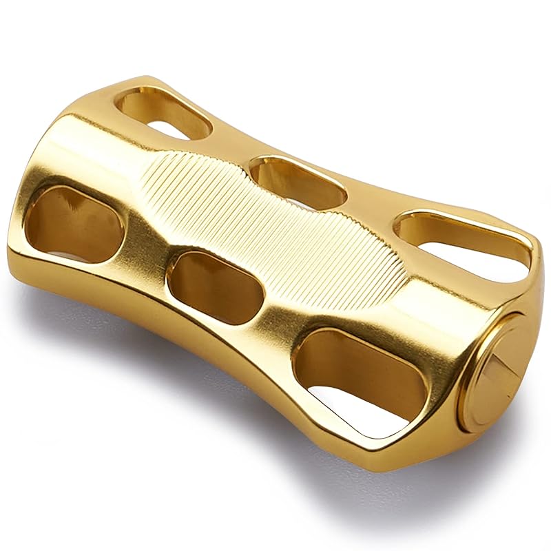 Увеличенная ручка катушки 22 мм, ручка shimano daiwa, общее использование (Шимано Тип А) (Дайва С) для серии Wave (золото) (635)