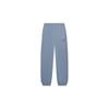 Wade Series Solid Pattern Print Fleece-Lined Warm Sports Pants Men Bottoms Flint-Blue AKLSG39-1