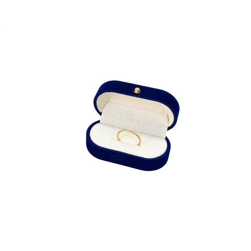 1 шт. Простая компактная бархатная шкатулка для колец, подарочная коробка, упаковочная коробка для ювелирных изделий, изысканная дорожная шкатулка для колец, используется на День святого Валентина