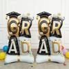 Украшения для основания 60 дюймов Graduation Grad2, Украшения для основания 60 дюймов Graduation Grad1, Воздушные шары из алюминиевой фольги для выпускного, Подходит для поздравлений