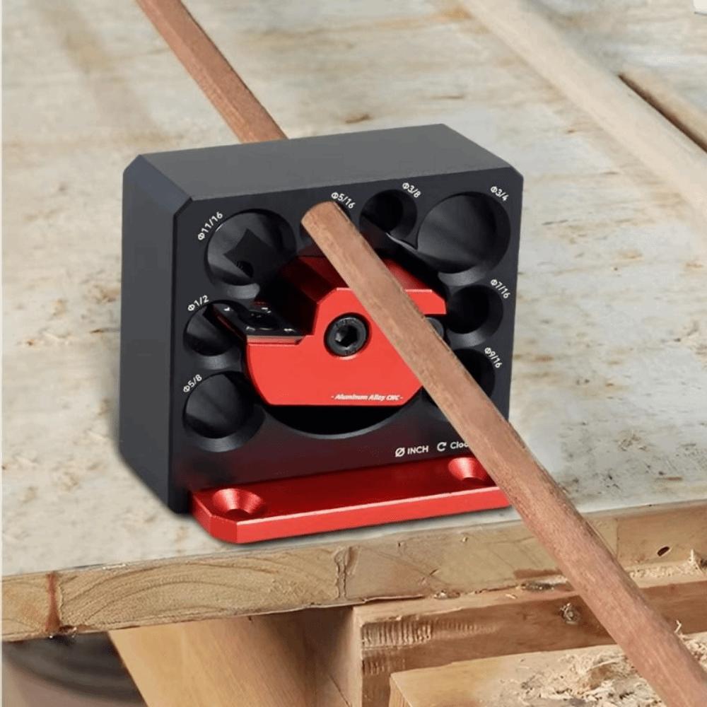 Adjustable Dowel Maker Jig 8 Holes Electric Drill Milling Dowel Dowel Cutter Plate  Round Rod
