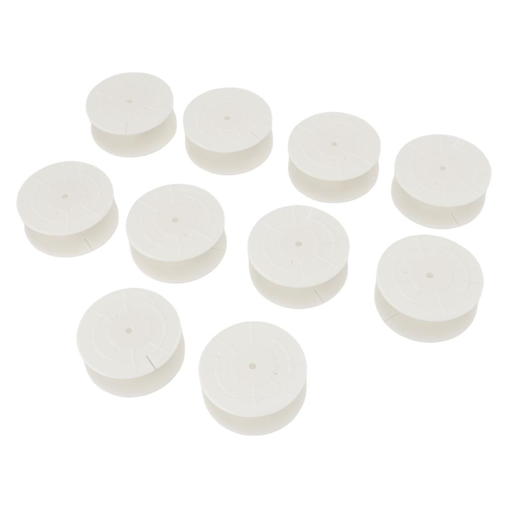 10PCS Empty Cord Spools Audible Winding Reel Coil Storage Organizer for Speaker Cables Inductor Coils 80mm Diameter