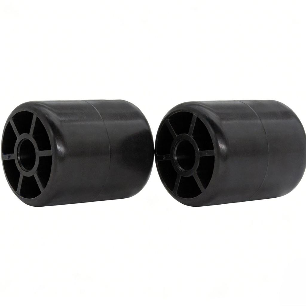 Deck Roller Set 2 Pcs M113955 for Lawn Mower Replacement 76.2mm Length 65mm Outer Diameter 17mm Shaft Diameter