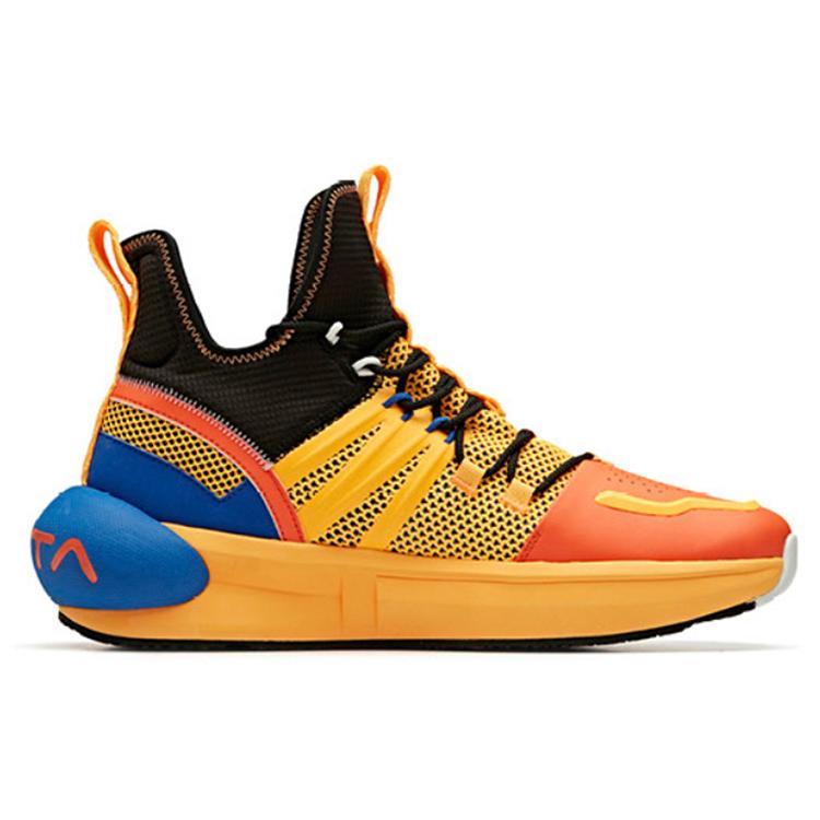 ANTA Dragon Ball Super Collaboration Monkey King Super Saiyan Form ABasketball Shoes Women's Black Orange 12941602-2