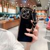 Гальваника Любовь Подходит для iPhone17promax Полый Браслет-ремешок на запястье с Любовью Apple 16 Держатель Защитная Крышка 15 Мягкий