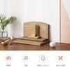 KIRIGEN Buddhist Altar, Open-Style, Modern, Contemporary Buddhist Altar, Memorial Stage, All-Paulownia Wood, Original Offering Stand, Brown, TQ-FT-OP-