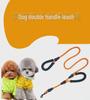 Double Handle Reflective Large Dog Leash with Logo