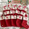 Christmas Decoration 2025 Decorative Letters Christmas Boots Stocking Gift Bag Christmas Tree Hanging Pendant New Year 2025 Deco