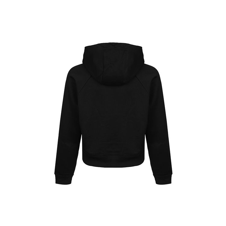 Nike Спортивная толстовка с капюшоном и принтом логотипа Swoosh, женская толстовка, черная CU5677-011