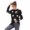 Women's Autumn and Winter Loose Love Crewneck Pullover Knit Sweater