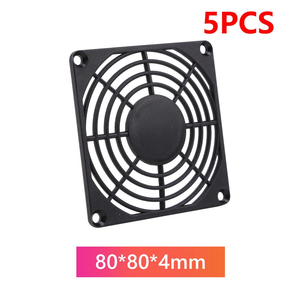 10 шт./5 шт. 80 мм 120 мм Пылевой фильтр-сетка для вентилятора корпуса ПК, Пластиковые пылезащитные решетки для настольного ПК, Решетки для вентилятора, Компьютерные аксессуары