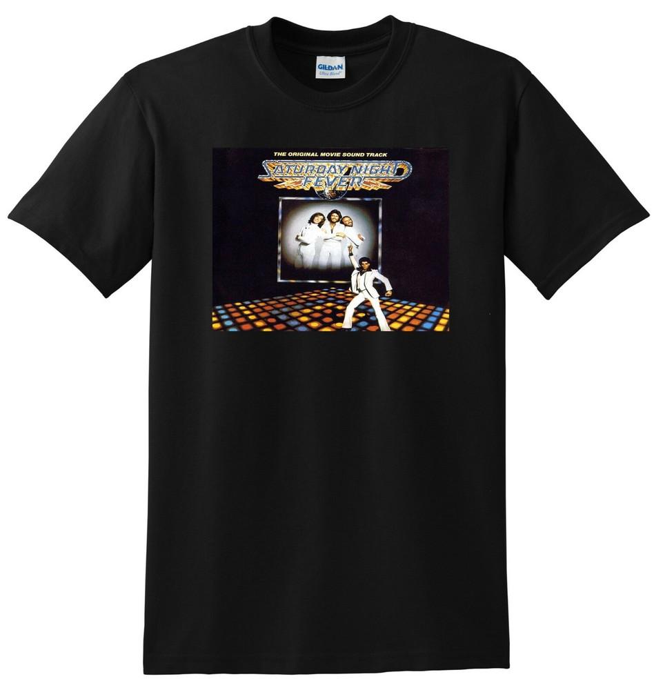 SATURDAY NIGHT FEVER T SHIRT bee gees vinyl cd cover S5XL Unisex T-Shirt