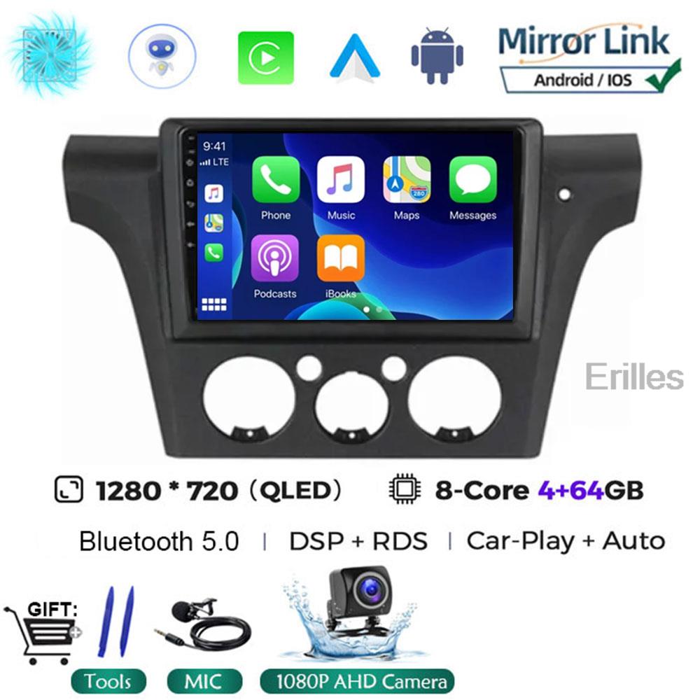 Для Mitsubishi Outlander 1 2002-2008 2Din 4G Android 14 Автомобильный Радио Мультимедиа Видео Плеер Навигация GPS Carplay Стерео БЕЗ DVD