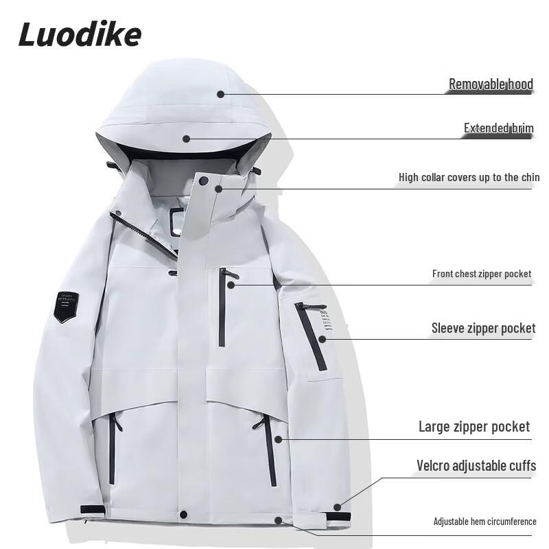 Унисекс ветрозащитная водонепроницаемая оболочка Luodike L4V3FC1514
