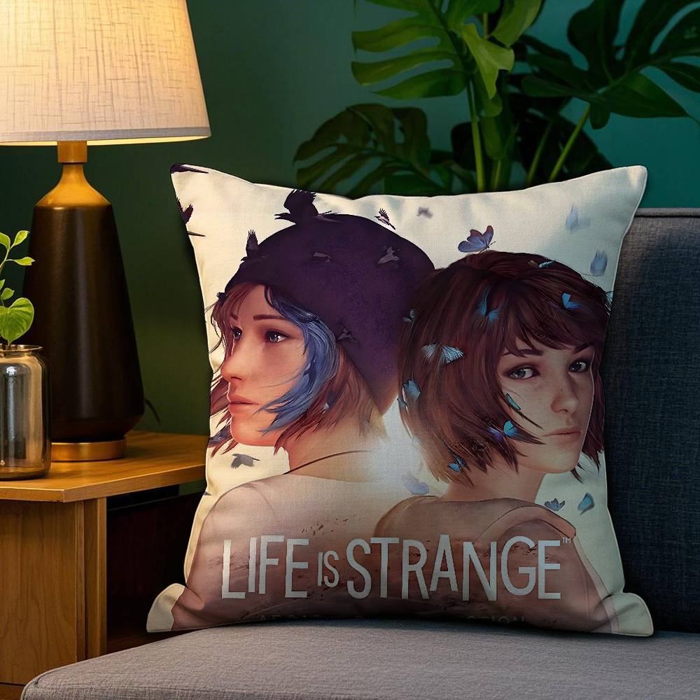 Life Is S-Strange Pillow Case Plush Fabric Soft Double Sided Print Sofa Cushion Cover Throw Pillow Covers