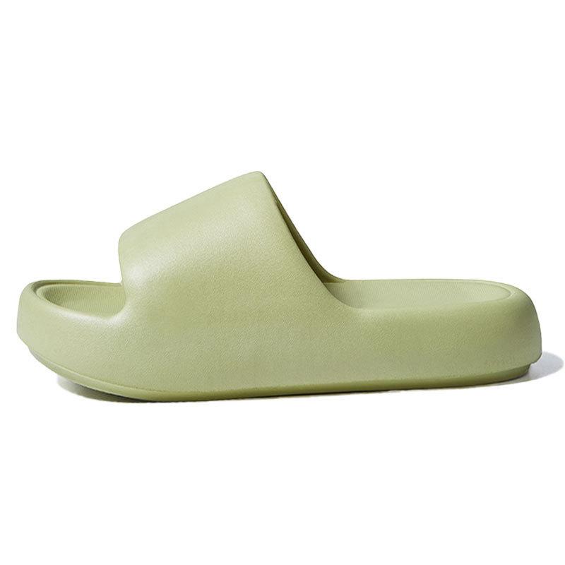 Новые мягкие тапочки из ЭВА для пары, домашние уличные тапочки, летние пляжные туфли унисекс для спальни, женские шлепанцы, сандалии с толстой подошвой
