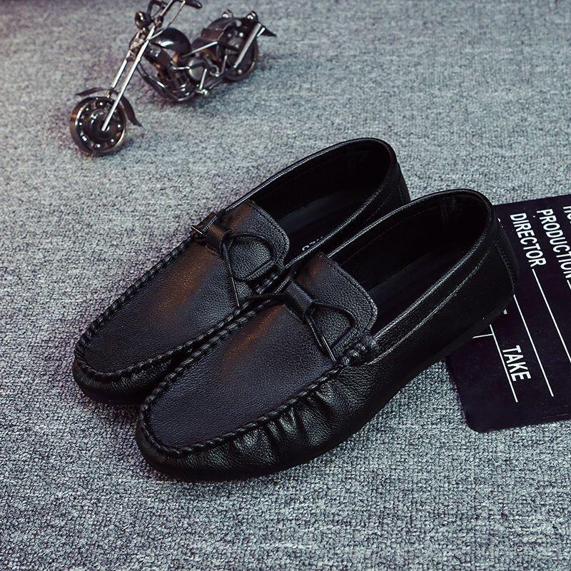 Doudou Shoes Мужская повседневная кожаная обувь Мужская обувь-лоферы Обувь для вождения на одной педали Мужская одинарная обувь Мужская обувь для папы