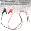 2pcs Crocodile Clip Electric Fence Jumper Cable Electric Fence Charger Wire  Outdoor Use