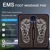 Intelligent EMS Massage Foot Pad with Remote Control Charging