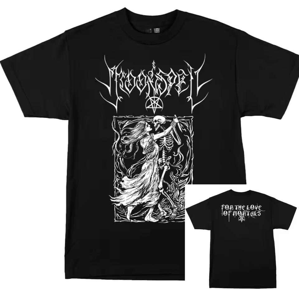 Moonspell for The Love of Mortals Band T-Shirt 100% Cotton Graphic Tee Men Women Summer Streetwear Top