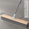 Stainless Steel Wire Scrub Brush Deck Floor Remover Metal Bristles Scrubber for Steps
