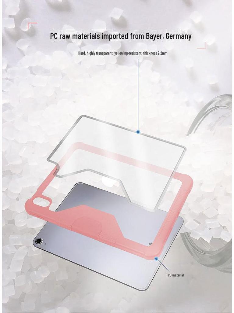 Чехол для iPad 10.2: Защитный чехол из магнитной кожи с прорезью для ручки и пленкой