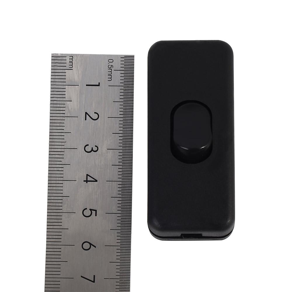 Black ON/OFF Desk Light 110-250V Cord Cable Accessories Switches