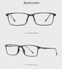 BESIFEN E0207 Ультралегкие очки TR90 в полной оправе для мужчин - удобные очки для коррекции близорукости для крупных лиц