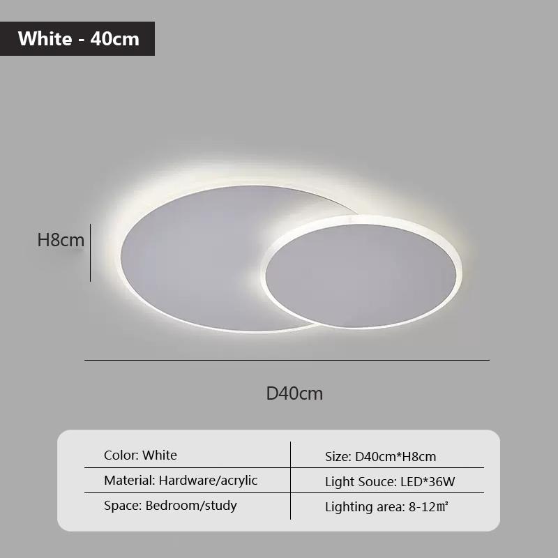 Современный светодиодный потолочный светильник, домашний декор для спальни, гостиной, кабинета, детской комнаты, кухни, люстра, белый декоративный светильник, люстра