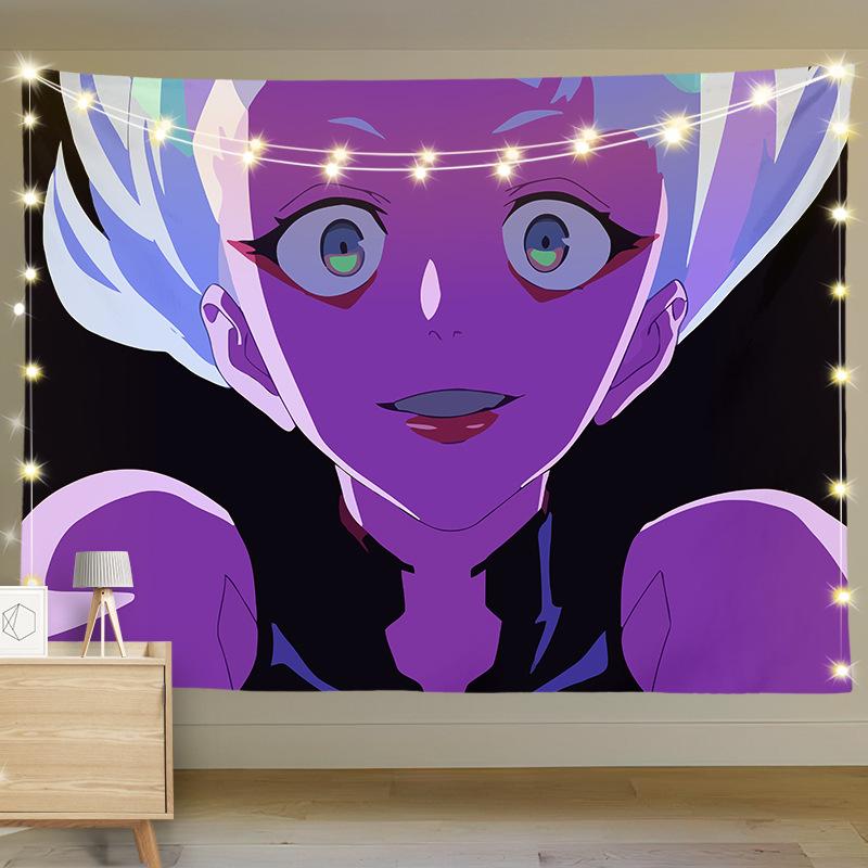 Короткая плюшевая подвесная ткань аниме фоновая ткань спальня общежитие украшение картина гостиная настенная ткань подвесное одеяло