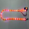 Светодиодный поводок для собак с USB-зарядкой, ПВХ с лямками, светящийся поводок для домашних животных с подсветкой для щенков, для ночных прогулок без ошейника
