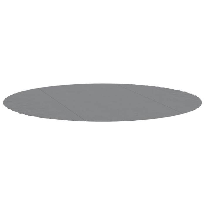 VidaXL Pool Cover, Round Ground Mat, Pool Cover, Pool Protection Garden Terrace, Light Grey Ø306 Cm 94224
