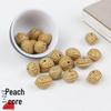 Natural Peach Pit Brain Pattern Loose Beads for DIY Buddhist Rosary Bracelets