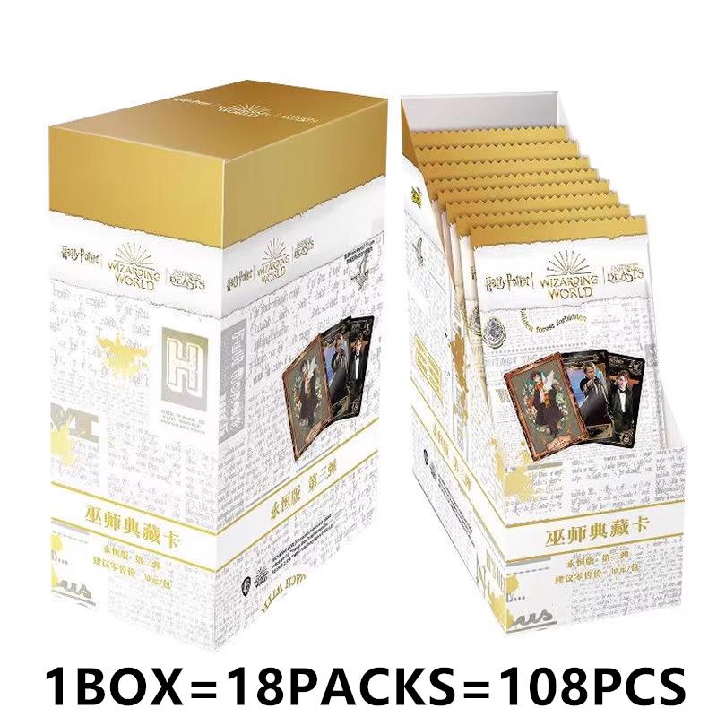 New Authentic New Harry Potter Wizarding Collector's Cards Starting Edition Anime Movie Merchandise and Holiday Gifts